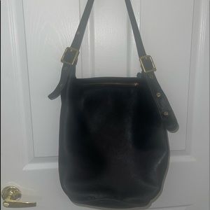 Vintage Coach Bucket Purse, Black